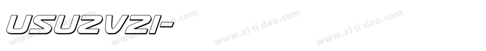 usuzv2i字体转换