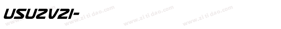 usuzv2i字体转换