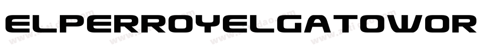 ElPerroYElGatoWordsRegular-4qr4字体转换