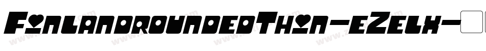 FinlandroundedThin-eZelx字体转换