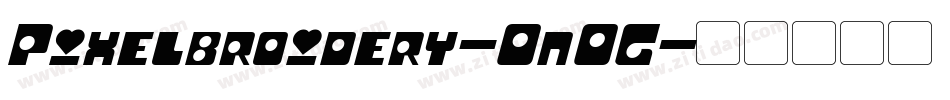 Pixelbroidery-0n0G字体转换
