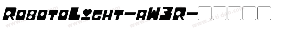 RobotoLight-aW3R字体转换