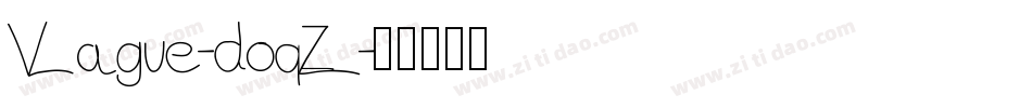 Vague-doqZ字体转换