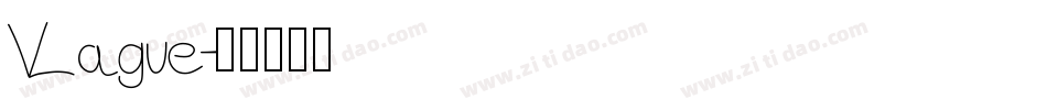 Vague字体转换