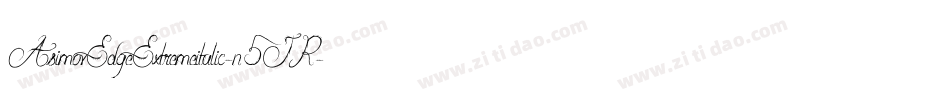 AsimovEdgeExtremeitalic-n5JR字体转换