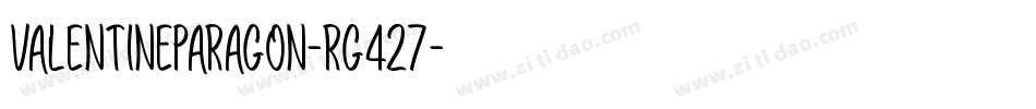 ValentineParagon-rg427字体转换