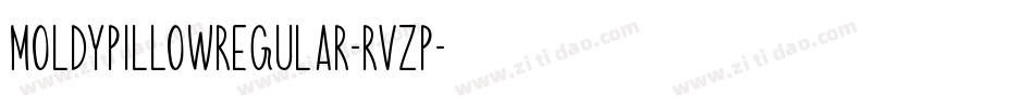 MoldyPillowregular-rvzp字体转换