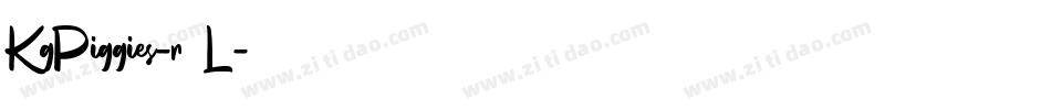 KgPiggies-r43L字体转换