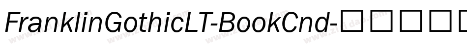 FranklinGothicLT-BookCnd字体转换