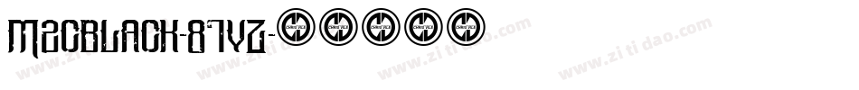 M2CBlack-87yZ字体转换