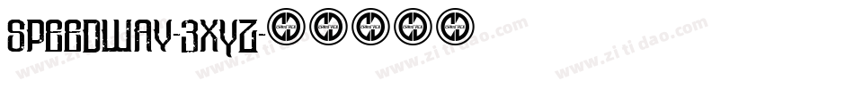 Speedway-3xYz字体转换