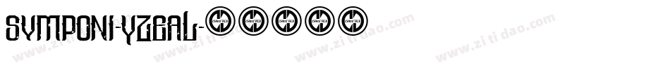 Symponi-YzEaL字体转换 Symponi-YzEaL字体转换
