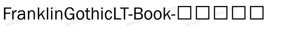 FranklinGothicLT-Book字体转换