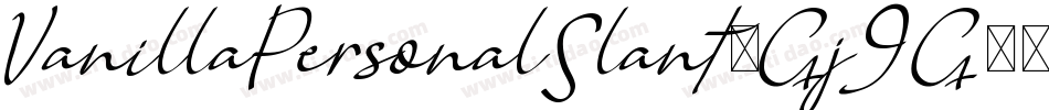 VanillaPersonalSlant-Gj9G字体转换