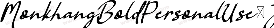 MonkhangBoldPersonalUse-JPxm字体转换 MonkhangBoldPersonalUse-JPxm字体转换