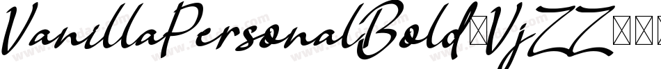 VanillaPersonalBold-VjZZ字体转换