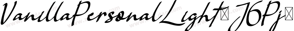 VanillaPersonalLight-J6Pj字体转换