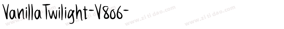 VanillaTwilight-V8o6字体转换