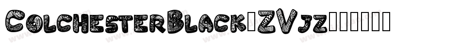 ColchesterBlack-ZVjz字体转换