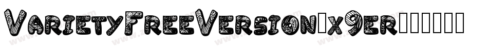 VarietyFreeVersion-x9er字体转换