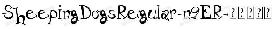 SheepingDogsRegular-n9ER字体转换