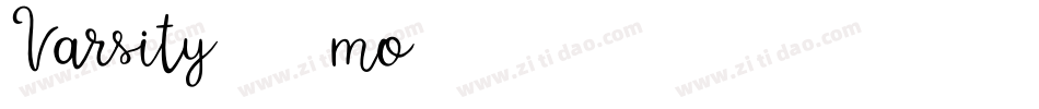 Varsity-X9mo字体转换