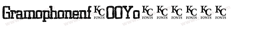 Gramophonenf-OOYo字体转换