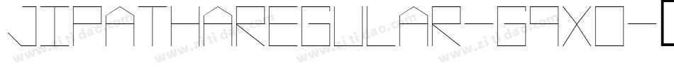 JipathaRegular-G9xO字体转换