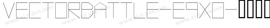 VectorBattle-e9XO字体转换