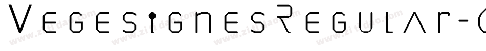 VegesignesRegular-6dGY字体转换