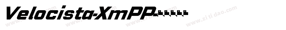 Velocista-XmPP字体转换 Velocista-XmPP字体转换