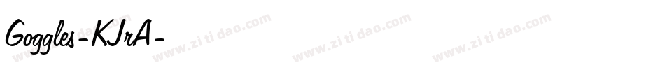 Goggles-KJrA字体转换