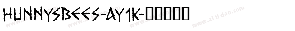 HunnysBees-ay1K字体转换