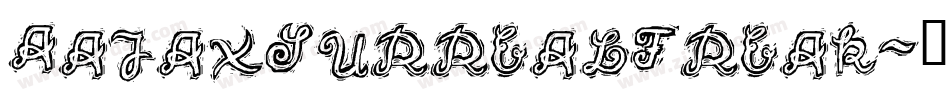 AajaxSurrealFreak字体转换