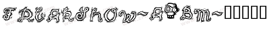 FreakShow-A0Bm字体转换