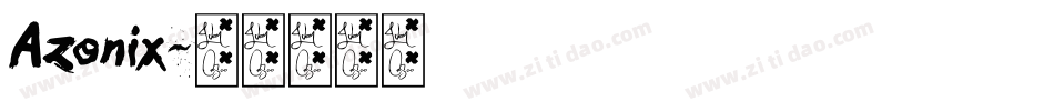 Azonix字体转换