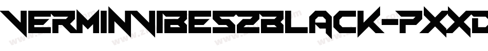 VerminVibes2Black-Pxxd字体转换