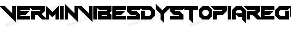 VerminVibesDystopiaRegular-r1r7字体转换