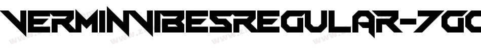 VerminVibesRegular-7GGK字体转换