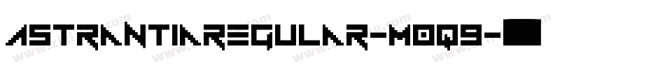 AstrantiaRegular-m0q9字体转换