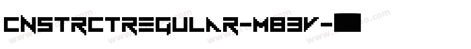 CnstrctRegular-m83v字体转换