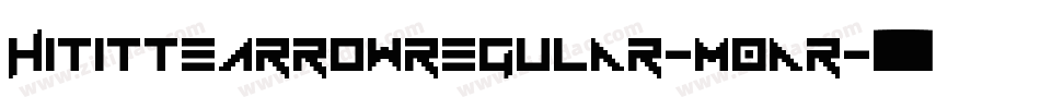 HititteArrowRegular-M0ar字体转换 HititteArrowRegular-M0ar字体转换