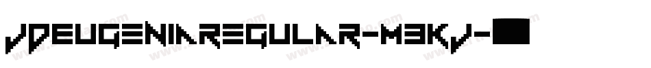 JdEugeniaRegular-M3KJ字体转换