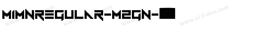 M1MnRegular-M2Gn字体转换