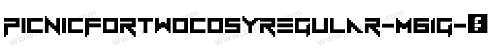 PicnicForTwoCosyRegular-m61G字体转换