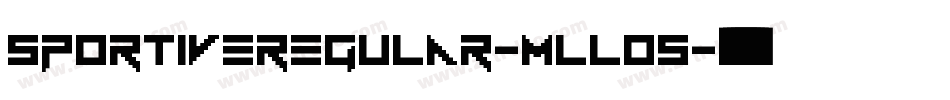 SportiveRegular-mLlO5字体转换