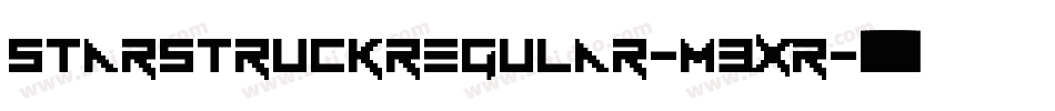 StarstruckRegular-M3Xr字体转换
