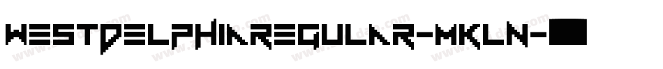 WestdelphiaRegular-MKln字体转换 WestdelphiaRegular-MKln字体转换
