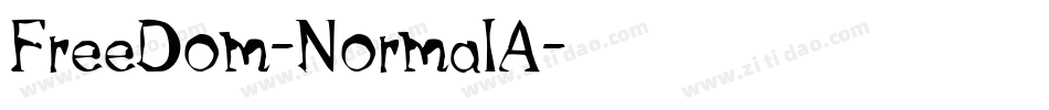 FreeDom-NormalA字体转换