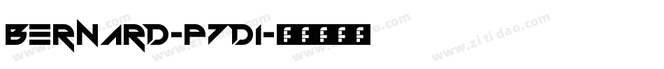 Bernard-p7D1字体转换 Bernard-p7D1字体转换